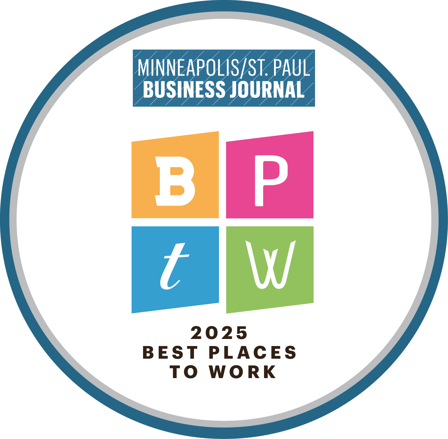 MSPBJ Best Places to Work badge