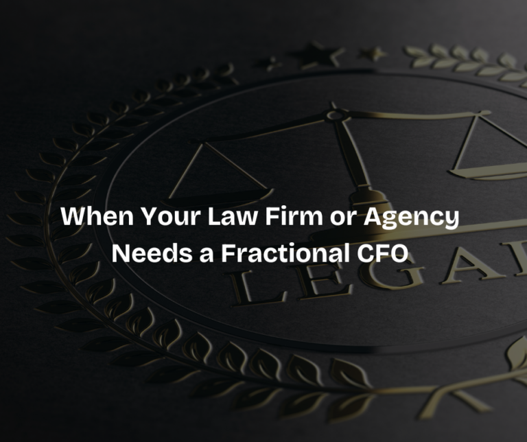 When Your Law Firm or Agency Needs a Fractional CFO | All In One Accounting